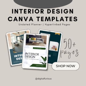 Interior Design Canva Templates